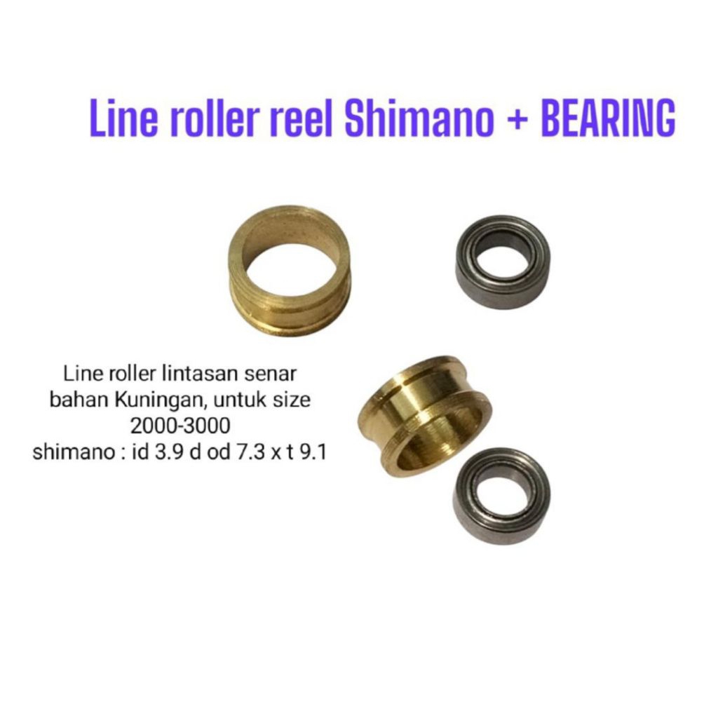 Line Roller SHIMANO / Roller Gold lintasan tali senar