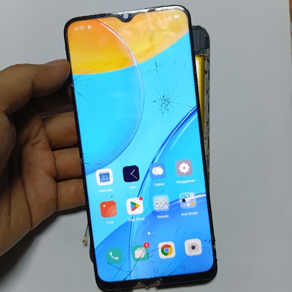 Lcd oppo a15/a15s Cabutan/bekas