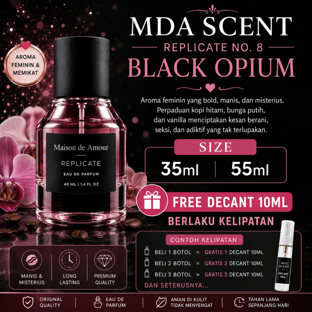 Parfum Replicate 8. Blvck Opm - MDA Scent