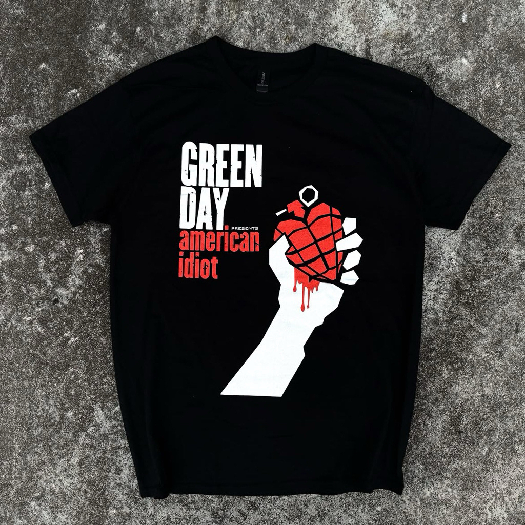 GREEN DAY - AMERICAN IDIOT TSHIRT BLACK