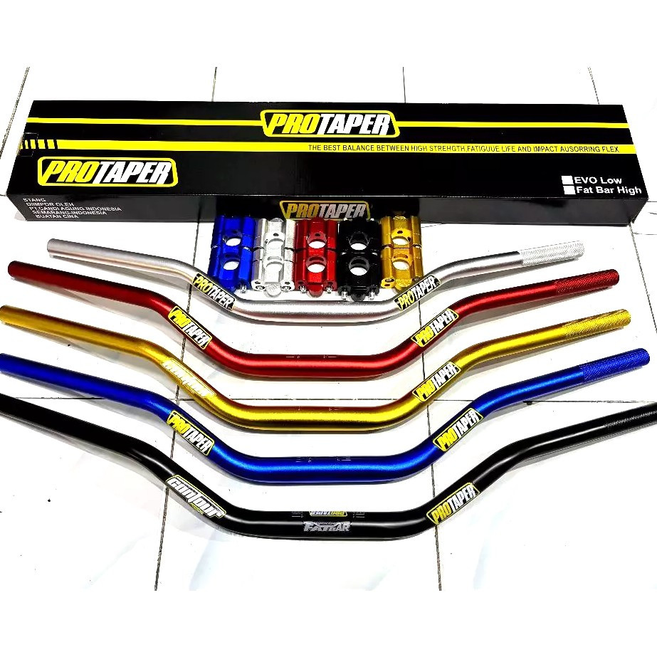 Stang protaper tipe High satu riser stang fatbar Trail KLX CRF Vixion Nmax Dll