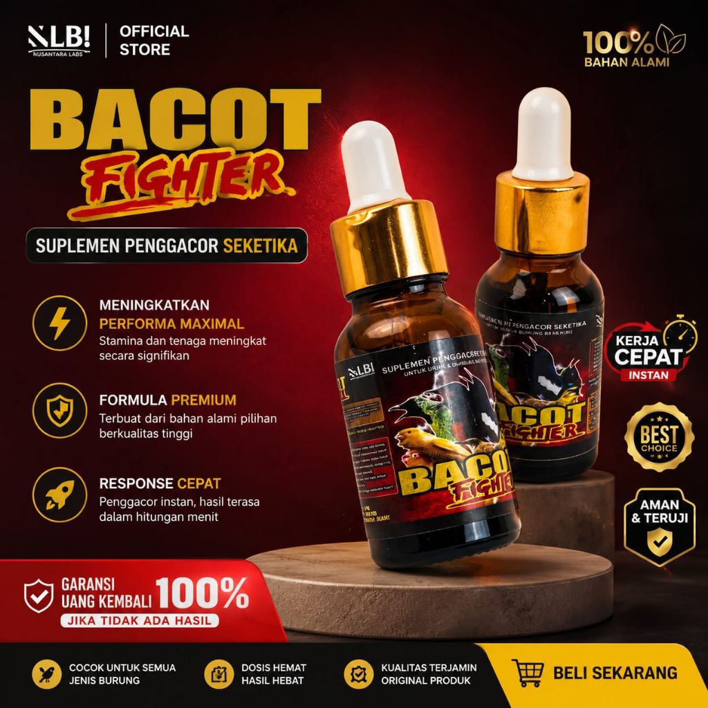 Vitamin Obat Penggacor Bacot Fighter Vitamin Penggacor Burung Murai Lovebird