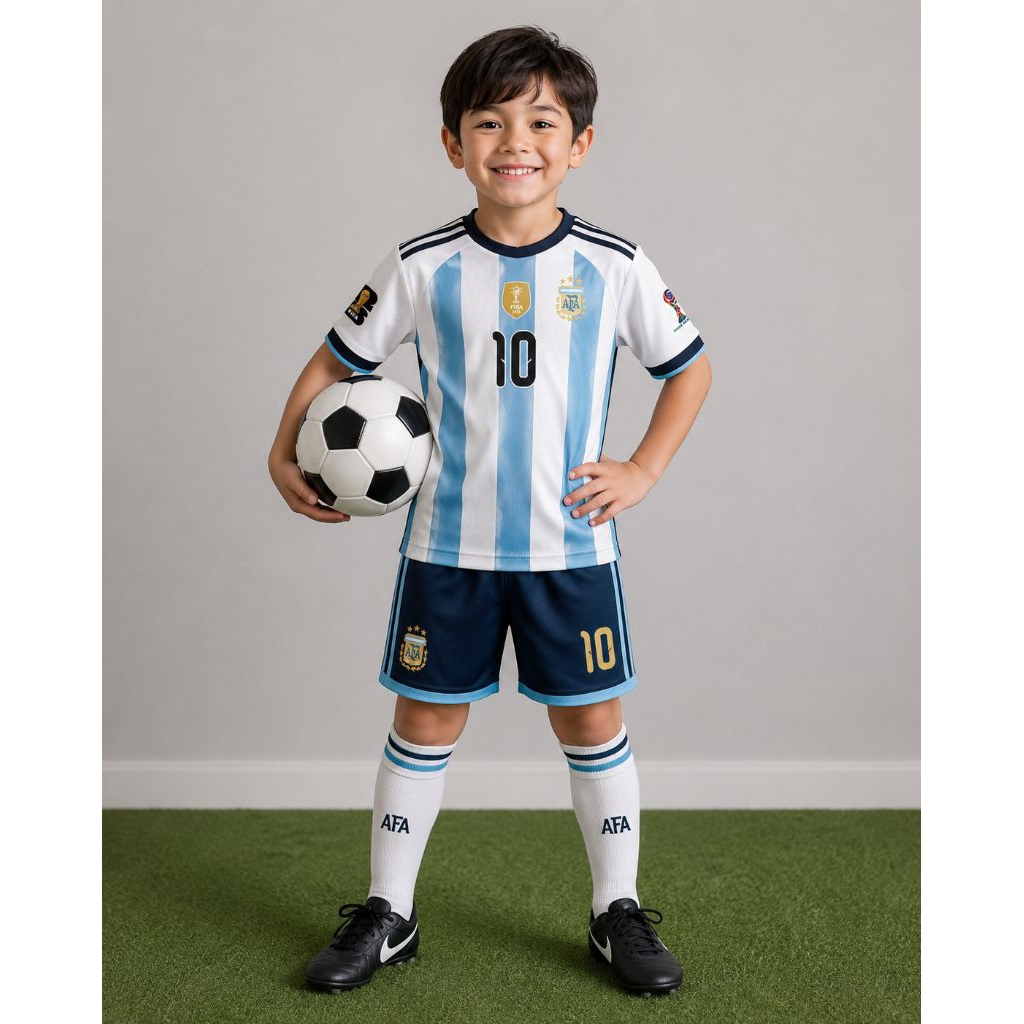 JERSEY TIMNAS ARGENTINA WORD FIFA CUP2026/Jersey anak terbaru timnas argentina