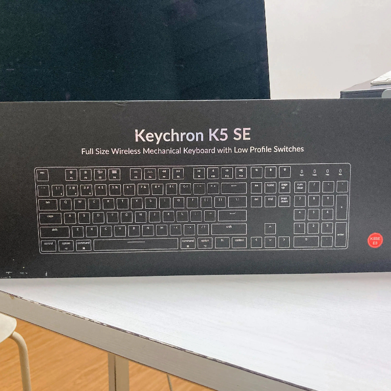 Keychron K5 Keyboard Mekanis Nirkabel 108 Tombol RGB LSA White