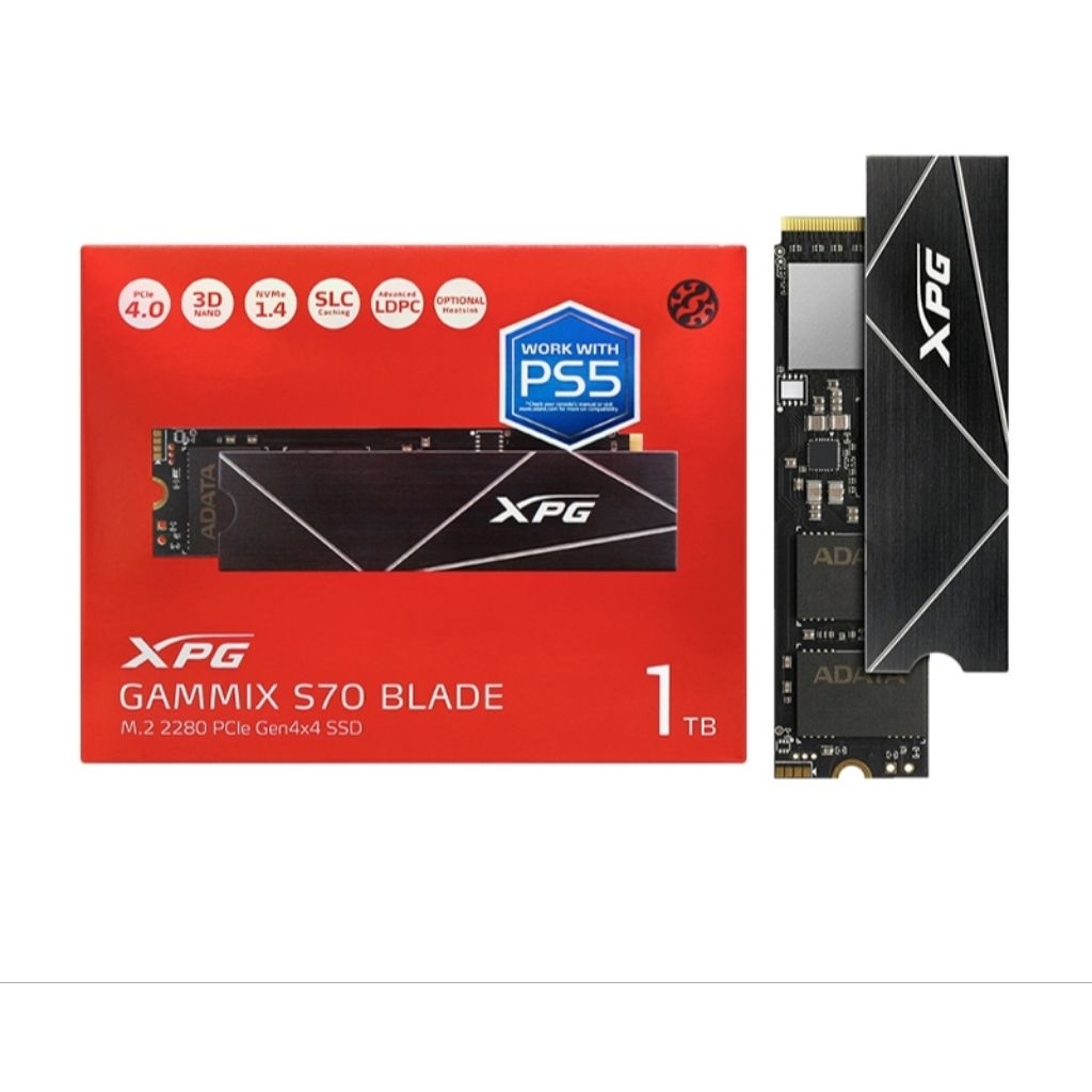 SSD Nvme Gen4 Adata XPG S70 Blade 1TB