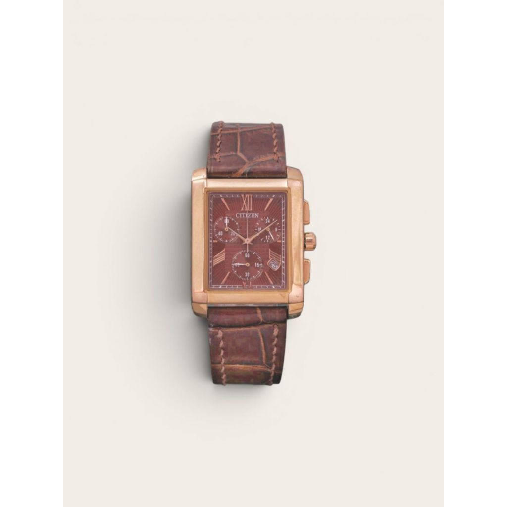 Vintage Citizen Tank Chronograph Quartz