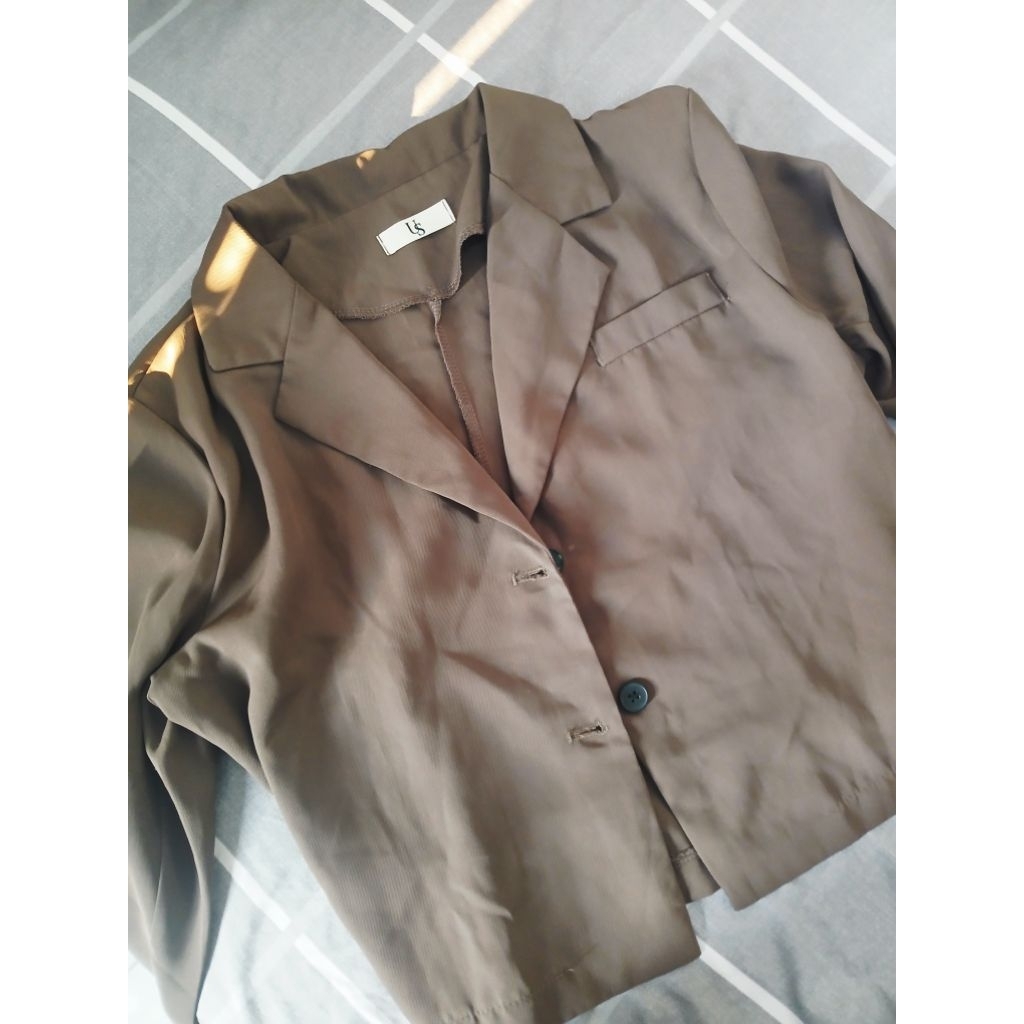 preloved blazer coklat