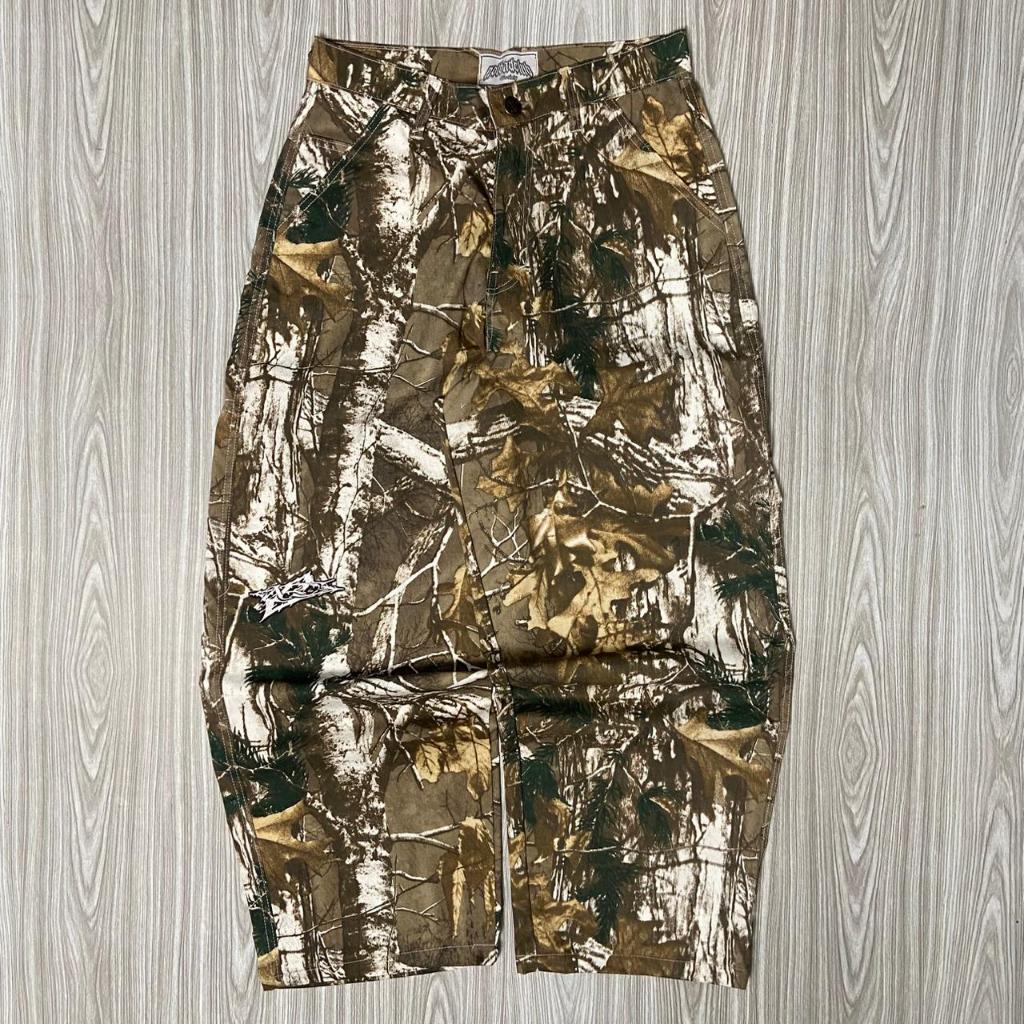 Celana panjang baggy carpenter Camoflauge Carpenter Embordired series NOTBADCLUB