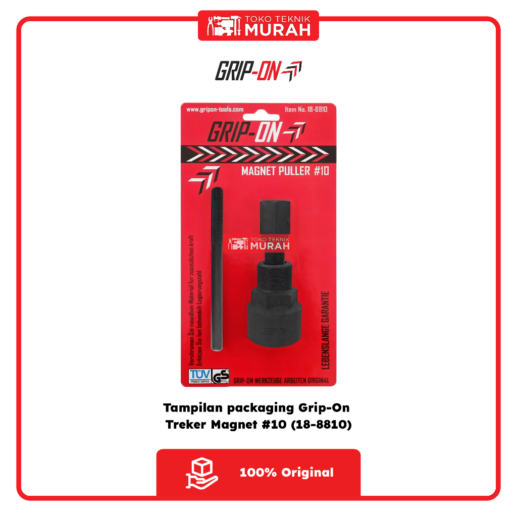 Grip On 18-8810 Treker Magnet Puller No.10 Tracker Traker Motor Puler Motor Honda CRF Verza Megapro 