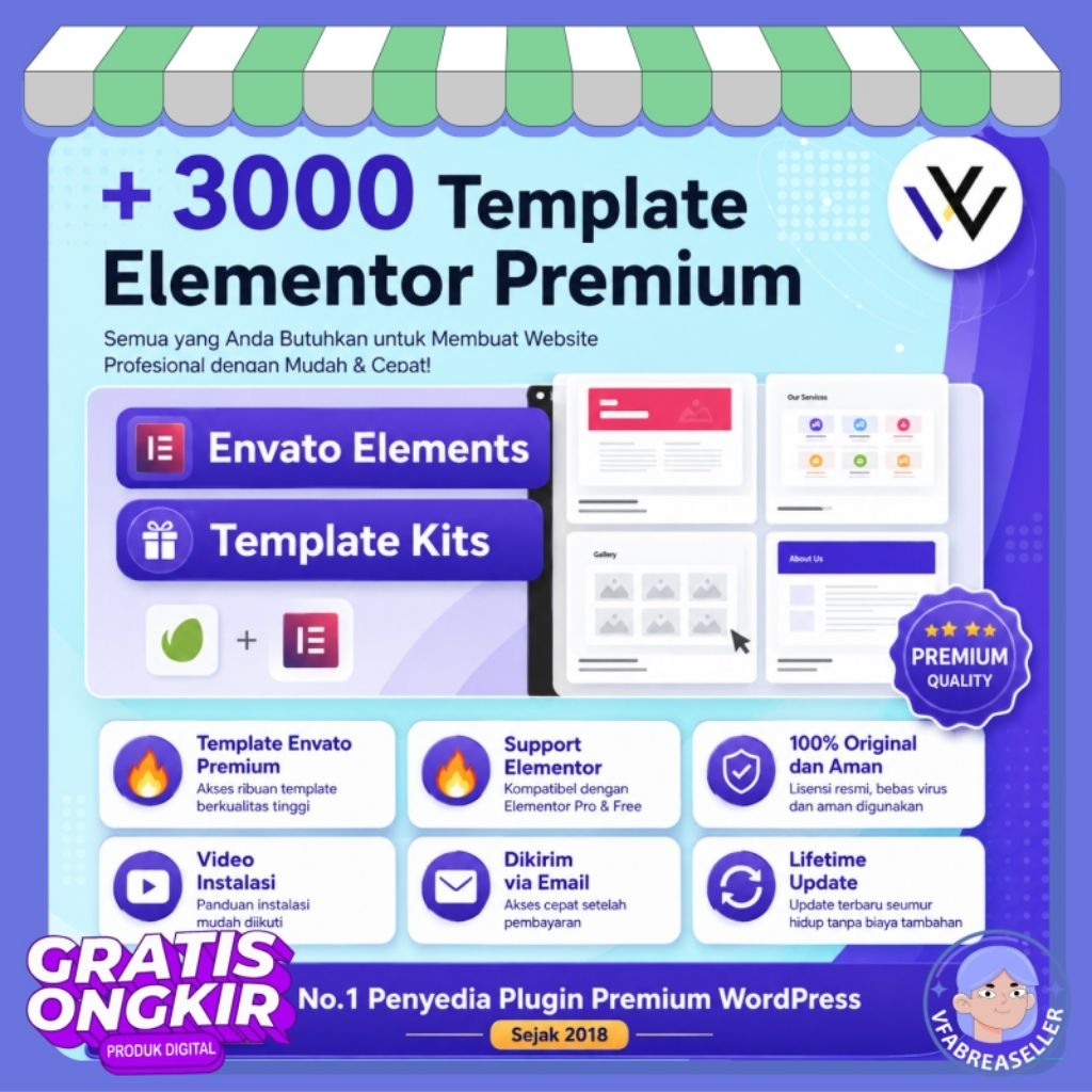 3000+ Template Elementor Premium