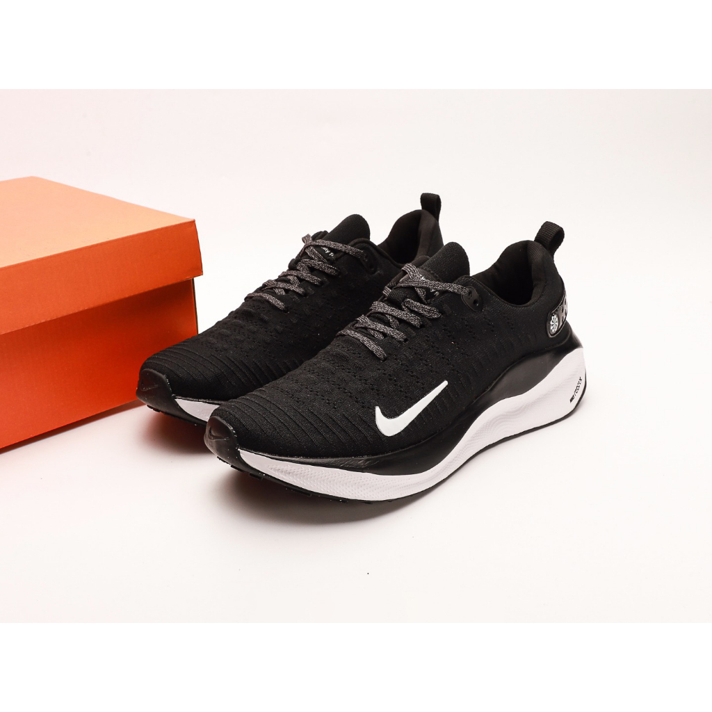 SIZE 40.5 (40,5) READY STOCK - Nike ReactX Infinity Run (RN) 4 Black White (Sepatu Lari / Running Sh