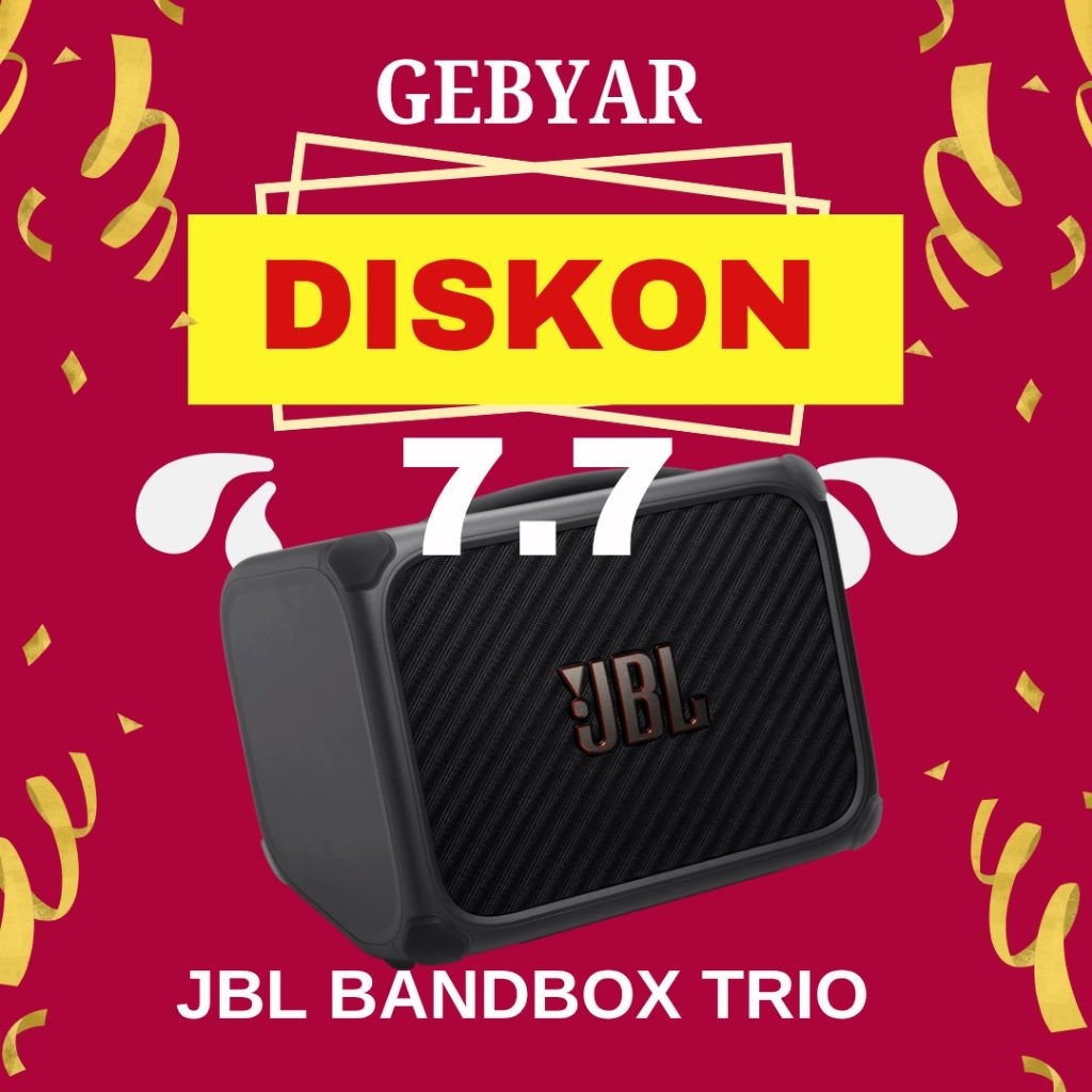JBL BANDBOX TRIO SPEAKER KARAOKE AI PORTABLE GARANSI RESMI IMS