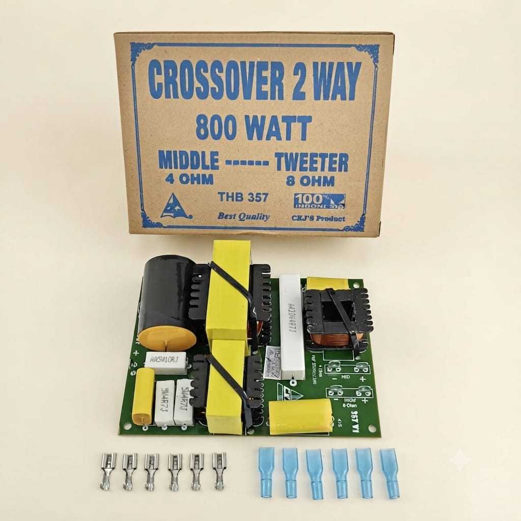Crossover 2 WAY Middle + High 800W CKJ THB357 /  Cross Over / Krosofer Midel + Twiter 2WAY CKJ THB 3