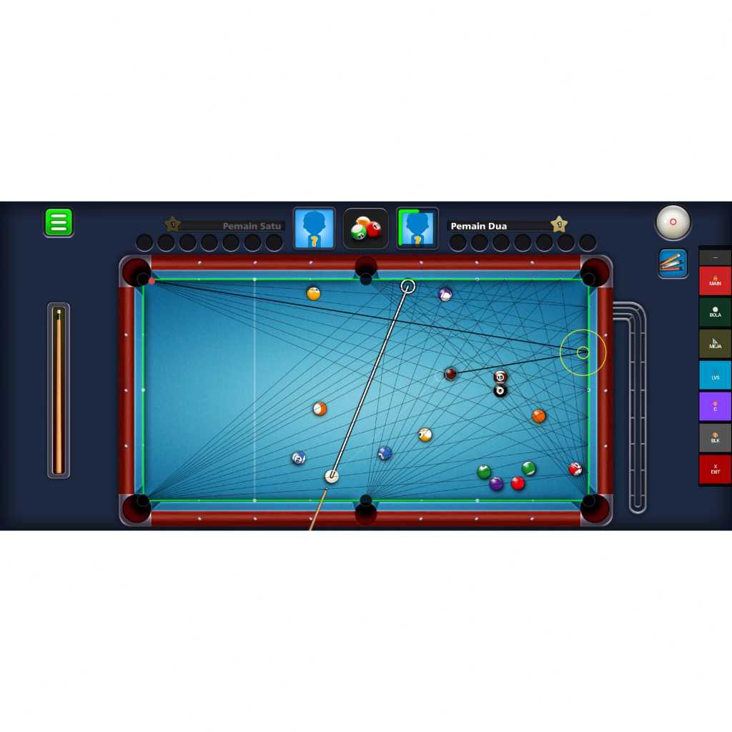 TOOL GARIS PANJANG 8 BALL POOL VIP AUTO WIN - MJW PROAIM AIM ASSIST BILIAR ANTI BAN NO ROOT TERBARU