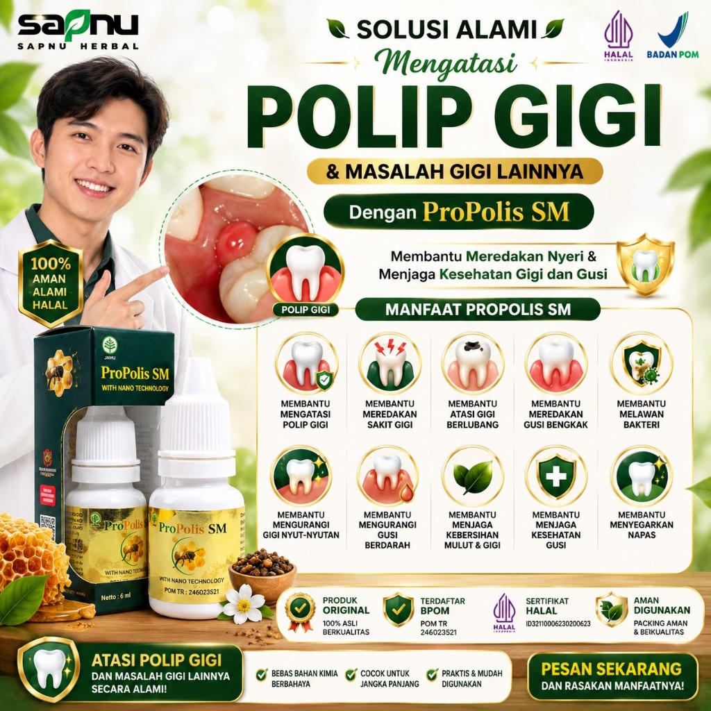 Obat Polip Pulpa, Obat Polip Gigi Di Gusi, Obat Polip Gigi, Obat Polip Gusi, Obat Gusi Bengkak, Obat