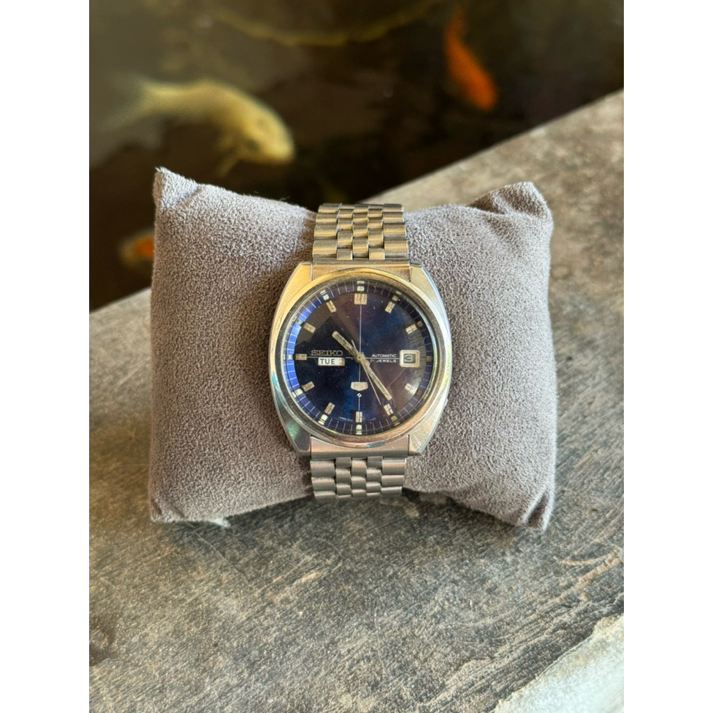Seiko 5 6119-7180 Blue Dial Jam Tangan Bekas Original