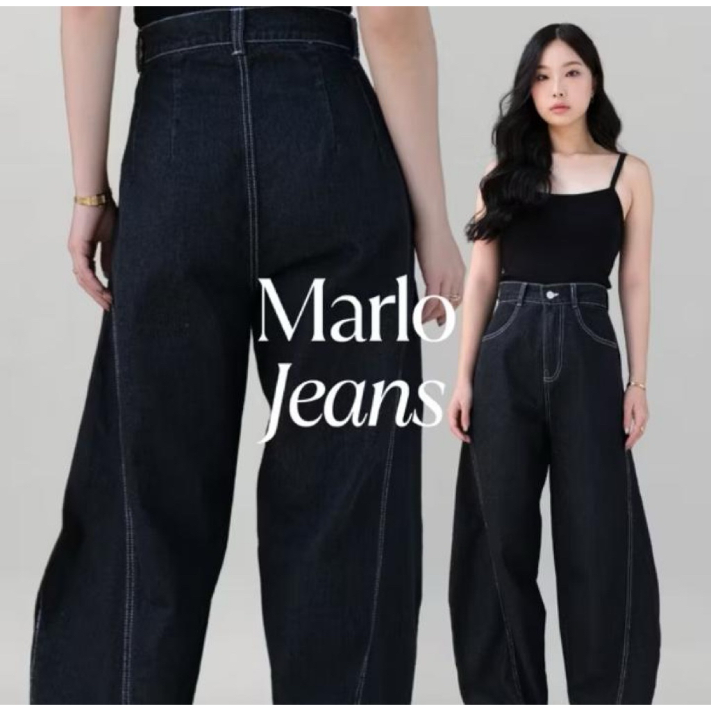 PRELOVED Marlo Barrel Jeans