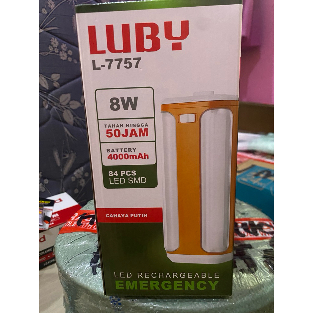 lampu emergency luby/ lampu senter