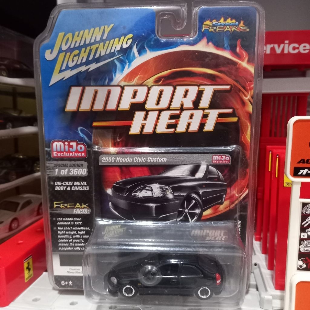 Johnny Lightning 2000 Honda Civic Custom Import Heat