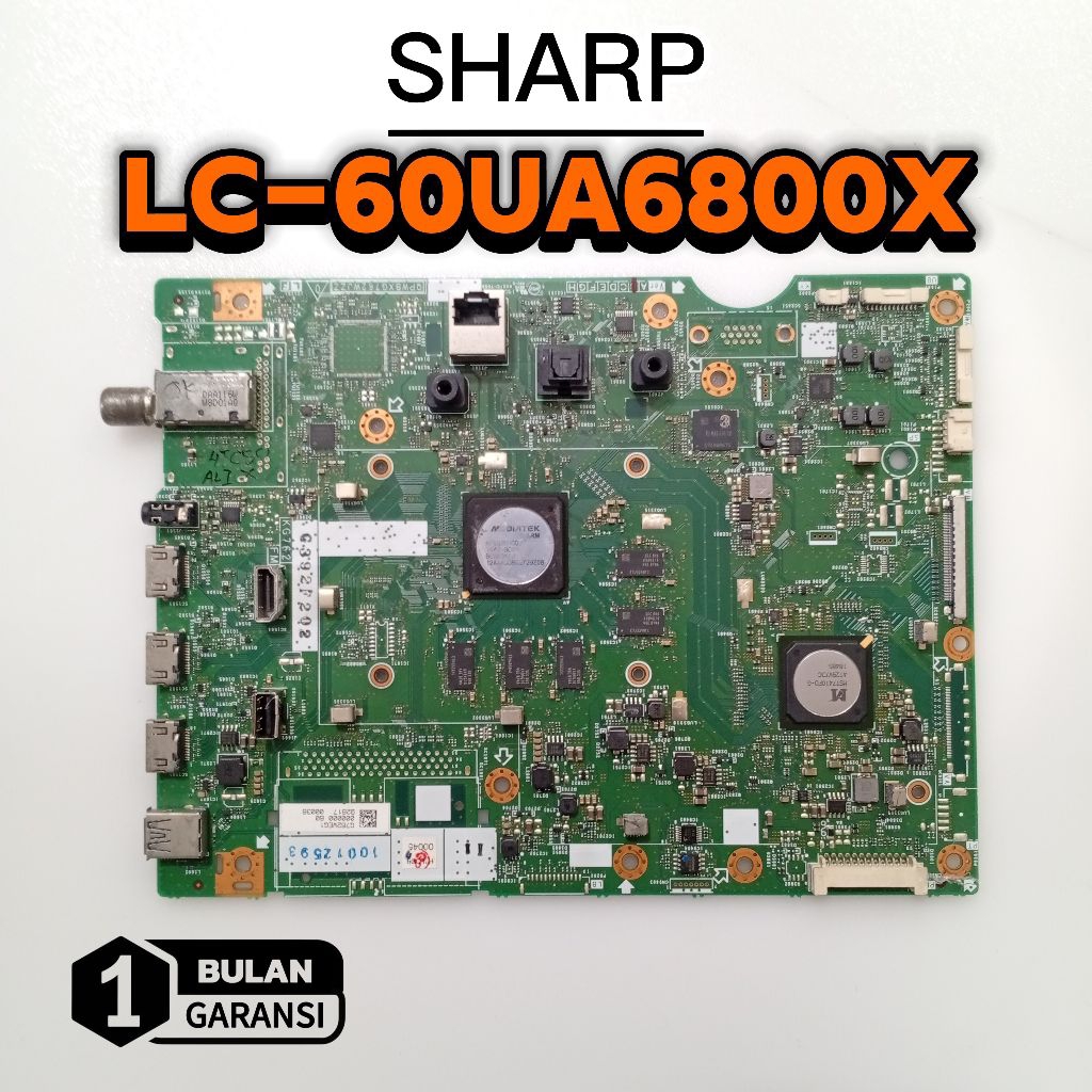 MAINBOARD TV SHARP LC-60UA68000X - MB - MOTHERBOARD - MOBO - MODUL - MESIN TV SHARP LED
