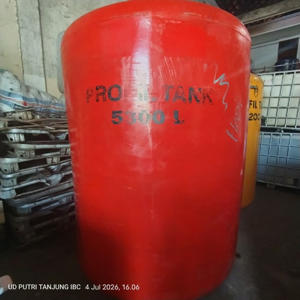 tandon air profil tank bekas seperti baru 5300ltr