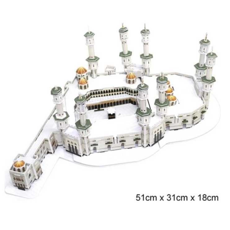 Miniatur Masjidil Haram ABS 3D Puzzle 150 pcs