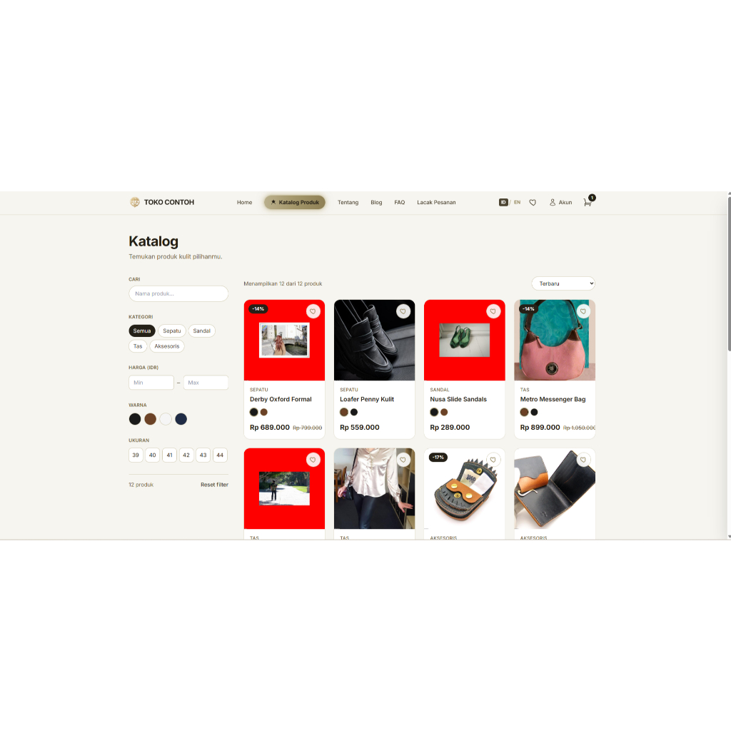 Source Code Website Toko Online E-Commerce + Company Profile | Full Source Code Laravel Next.js Siap