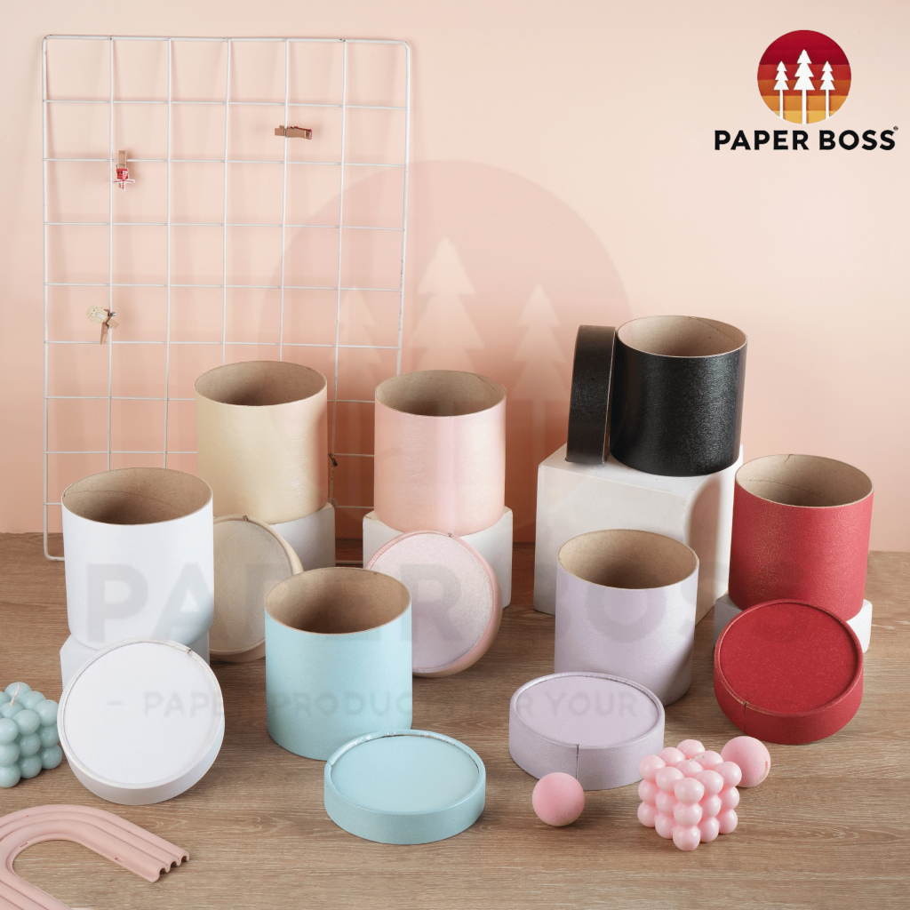 Bloom Box Kotak Bulat Elegan Untuk  Buket Bunga - Buket Balon -  Money Buket - Kotak Kado - Dekorasi