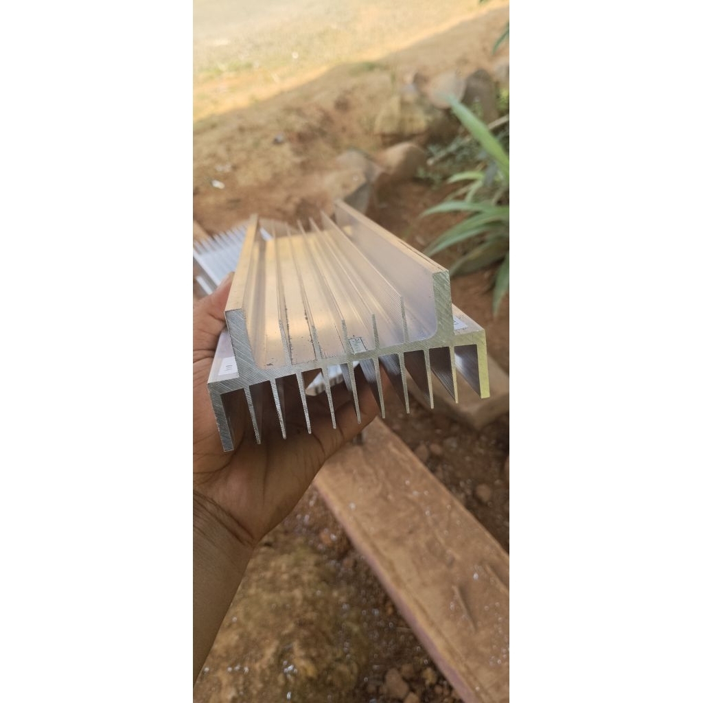 heatsink 3u 30 cm tebal 7mm putih