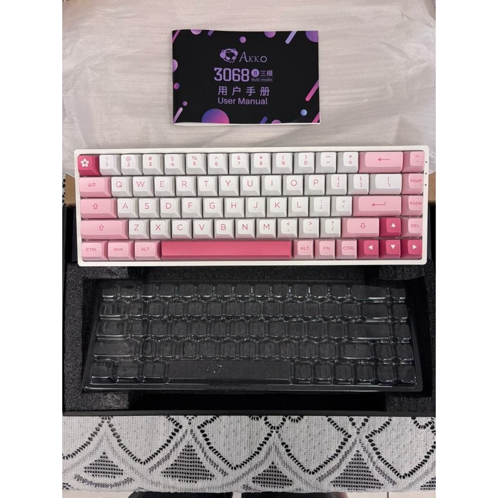Akko 3068B V2 Prunus Lannesiana Pink Keyboard Mechanical 65%
