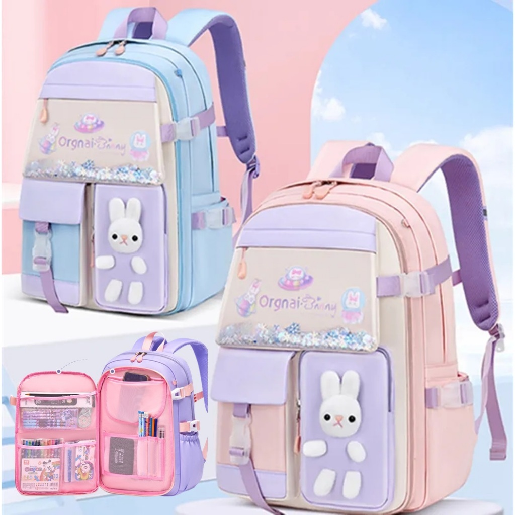 OCLEVER | TAS RANSEL SEKOLAH ANAK PEREMPUAN SD MODEL KULKAS / TAS RANSEL ANAK PEREMPUAN