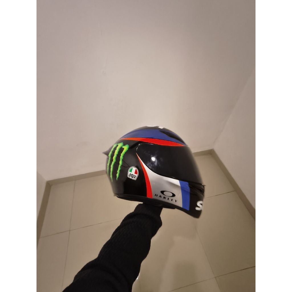 helm AGV K1 skyteam repaint rapi