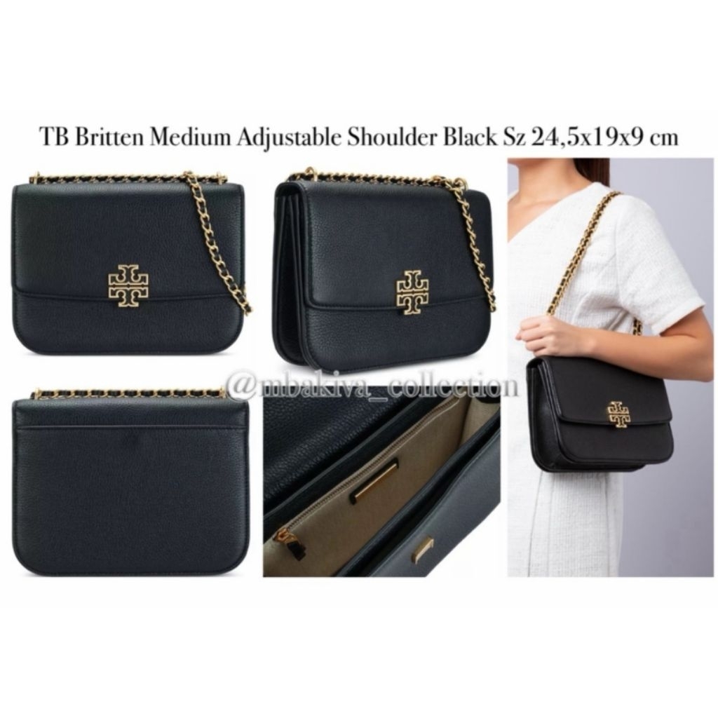 TB Britten Medium Adjustable Shoulder Black