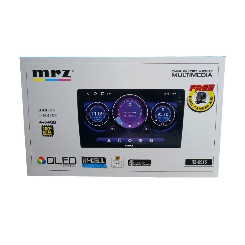 HU Android Mrz 4/64 GB 9 inch Free Kamera Mundur Ahd 720p