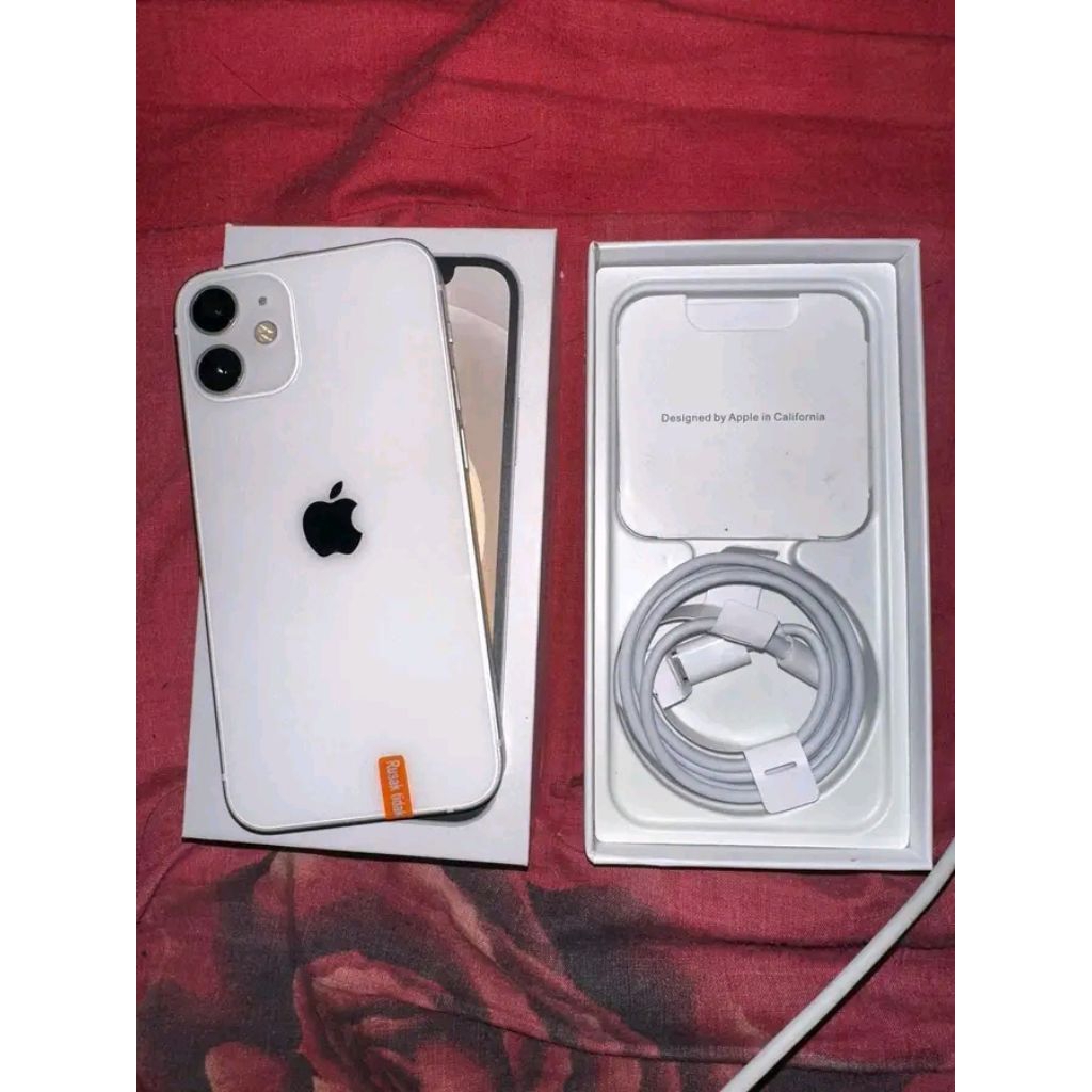 Dus Box Iphone 11 Slim - Warna Putih, Fullset