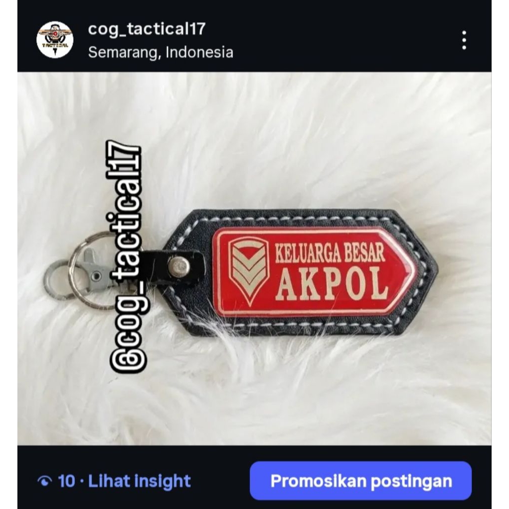 Sovenir Polisi / Aneka Keychain / Gantungan Kunci Keluarga Besar AKPOL