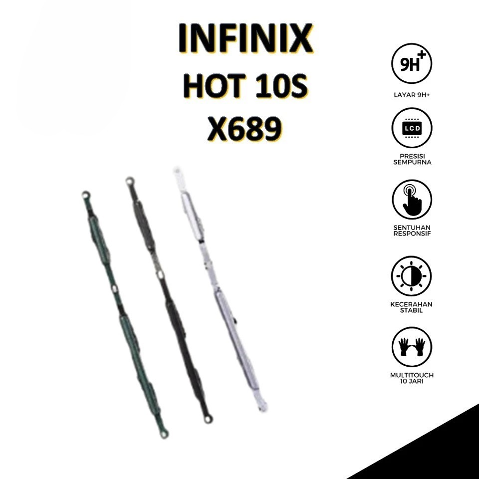 Tombol Luar On Off + Volume Infinix Hot 10s / X689 / X689B / X689 / X689D