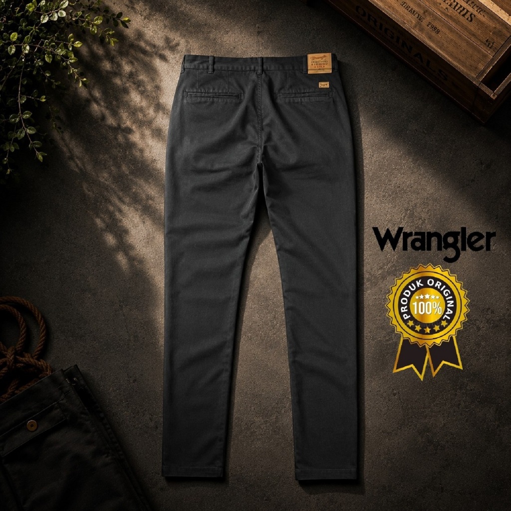 SALE WRANGLER CHINO 100% ORIGINAL SIZE 29-39 SLIM FIT
