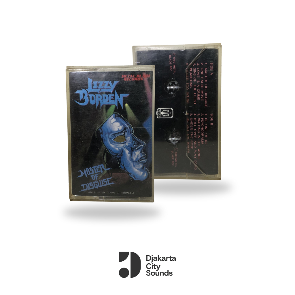 Kaset Pita Lizzy Borden - Master Of Disguise