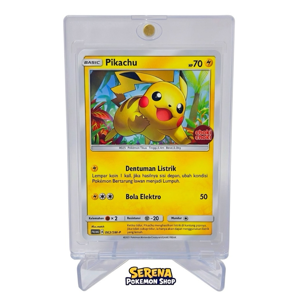 Pikachu Promo Choki-Choki - Pokemon TCG Indonesia