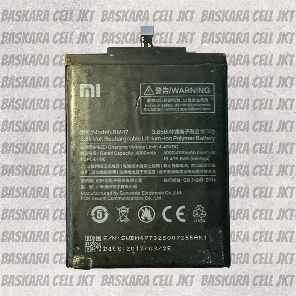 BATTERY / BATRE REDMI 4X 3X 3S 3 PRO BM47 BM 47 [ORI TESTED COPOTAN]