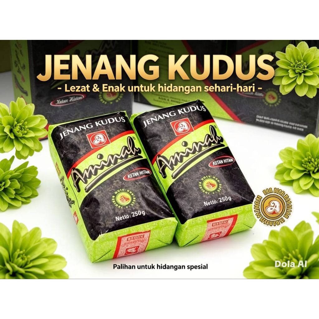 JENANG KETAN HITAM AMINAH KUDUS 250 GRAM