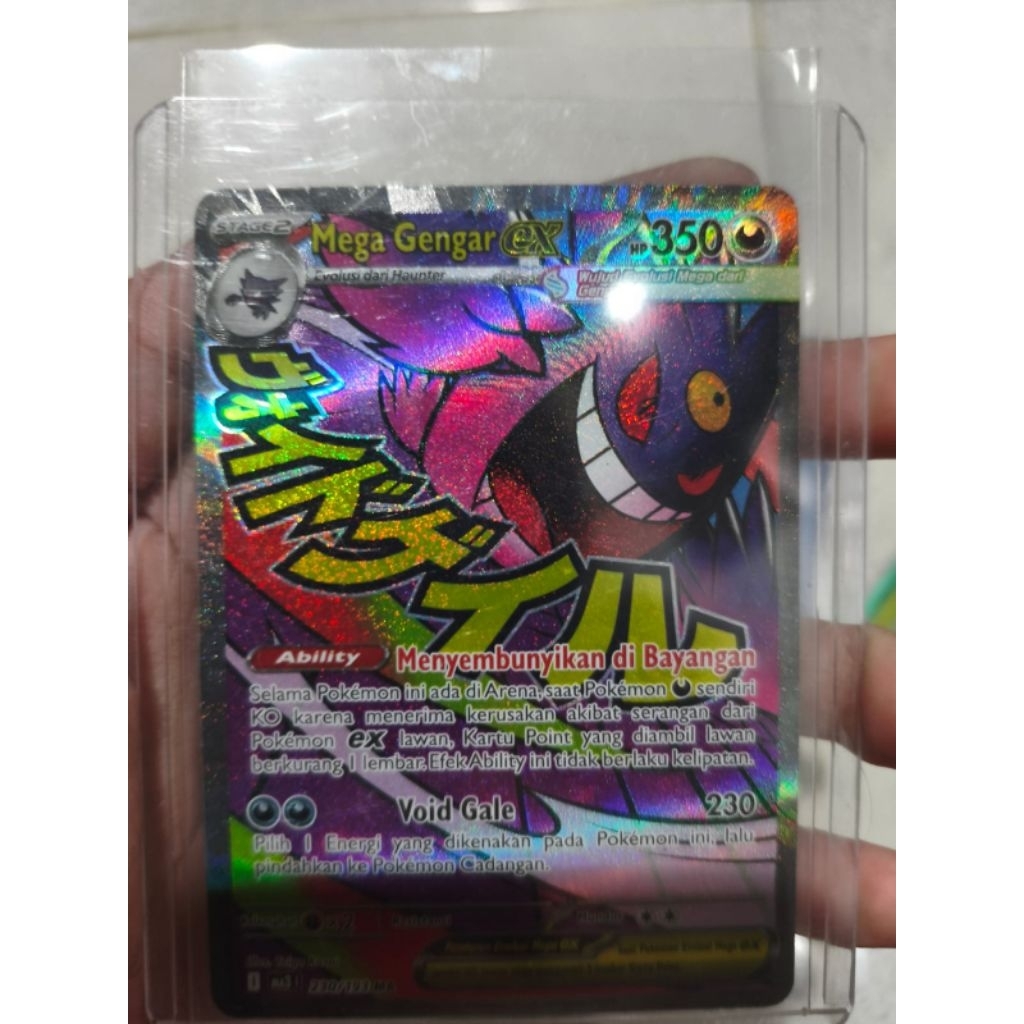 kartu pokemon mega gengar ex