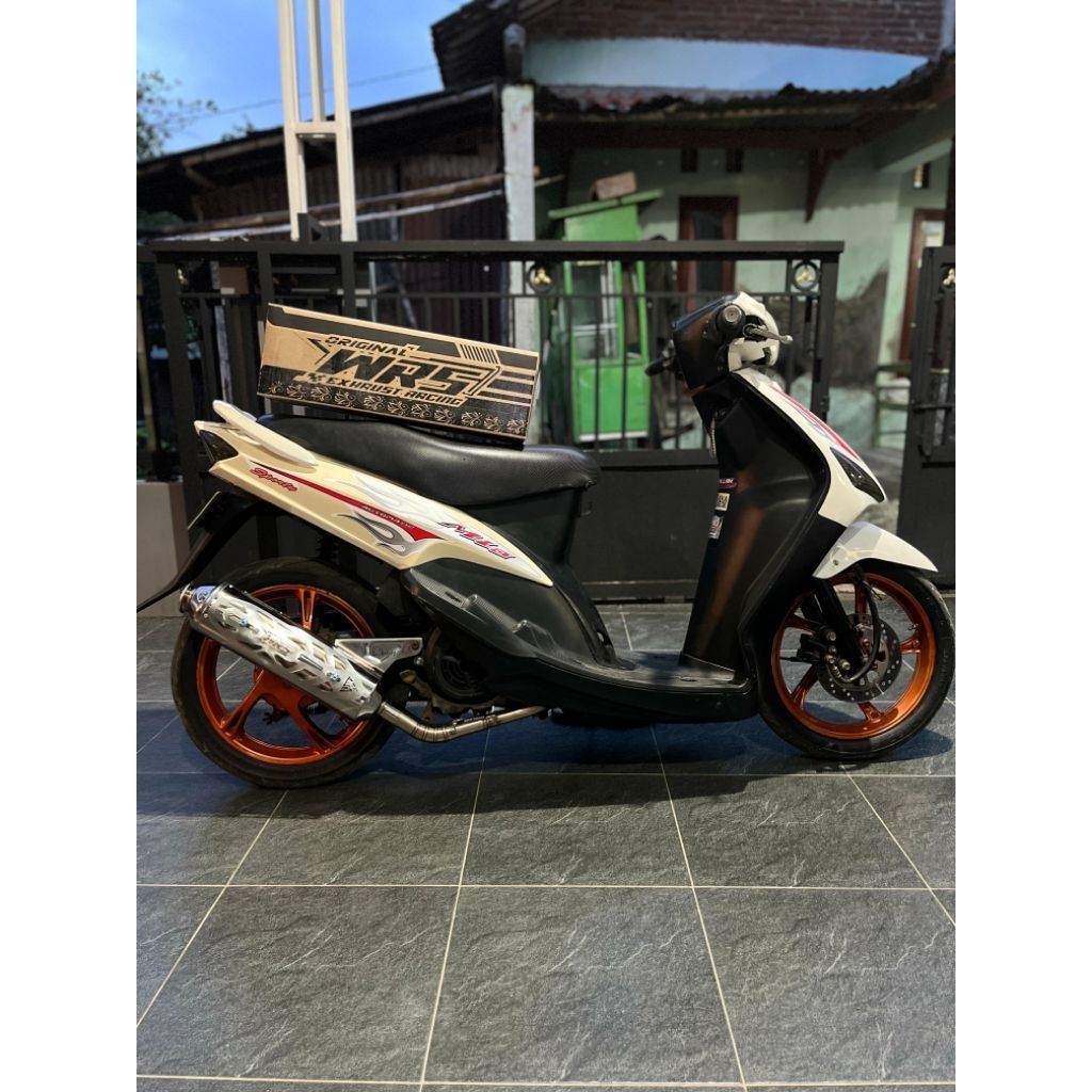 knalpot racing stainless motor Mio,Genio,vilano
