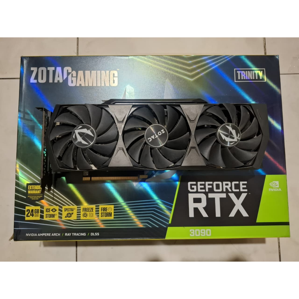 ZOTAC GAMING GeForce RTX 3090 Trinity 24GB GDDR6X | VGA 2ND SECOND