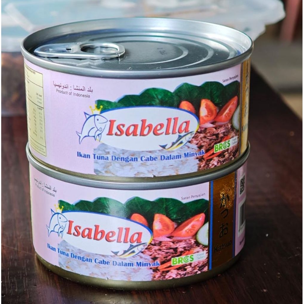 Isabella ikan Tuna Kaleng Dengan Cabe dalam Minyak
