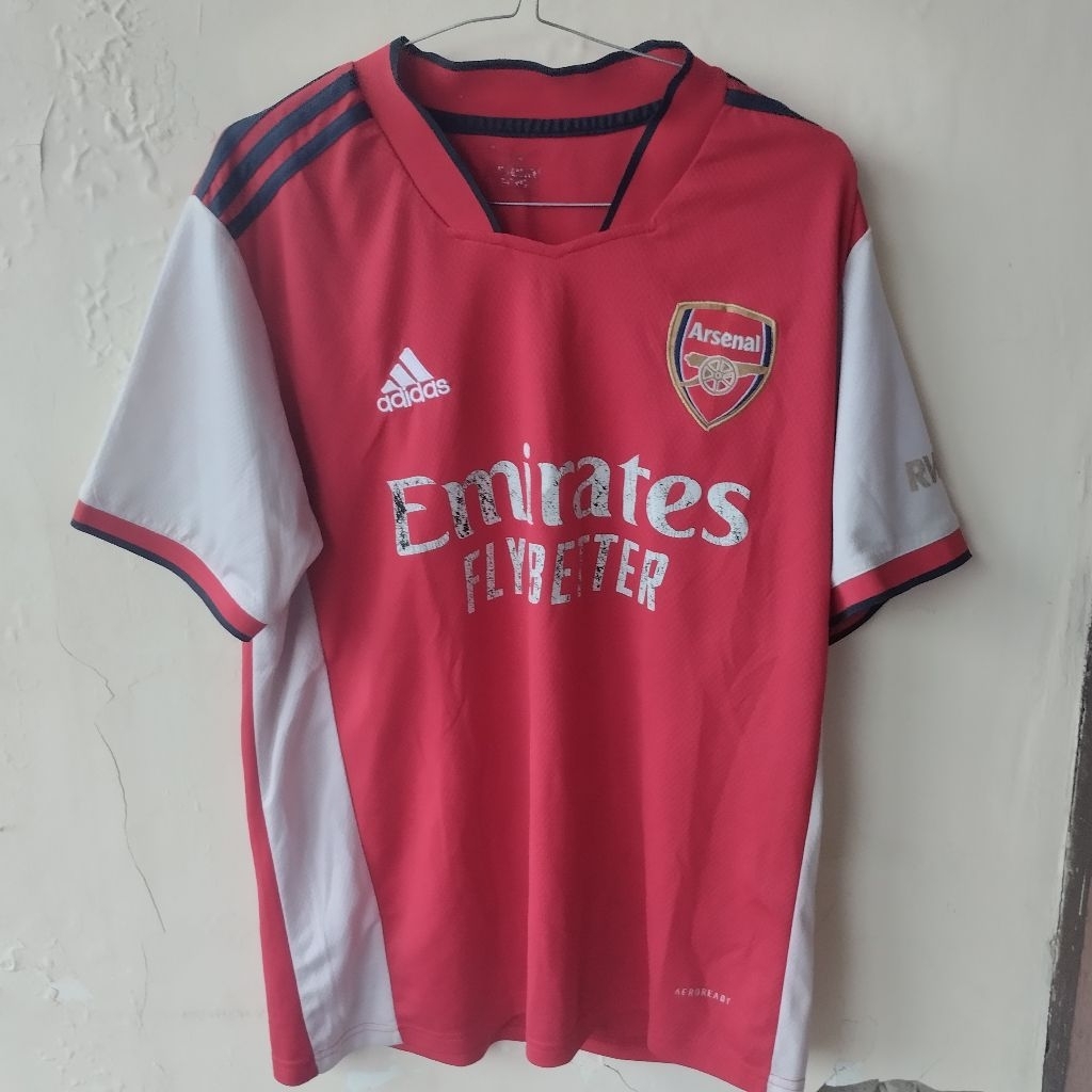 Jersey Arsenal London 2021/2022 Home Football Soccer Shirt Camiseta Red Go