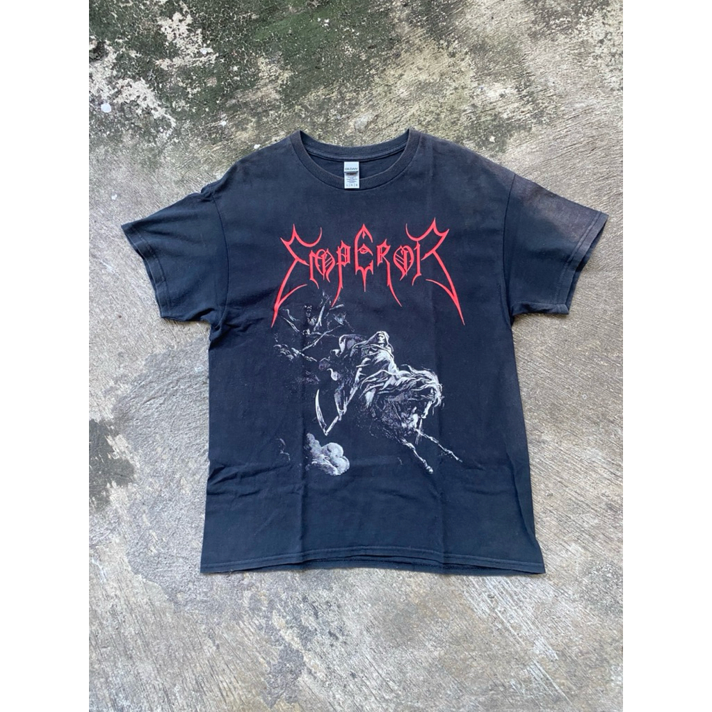 Kaos Band Emperor Black Metal Band T Shirt Rare Vintage