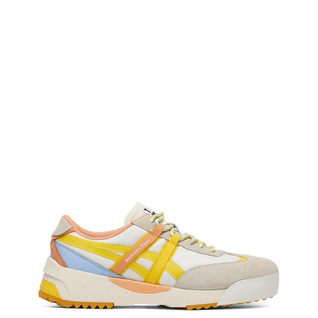 Onitsuka Tiger Delegation EX Cream Vibrant Yellow Unisex Shoes Original