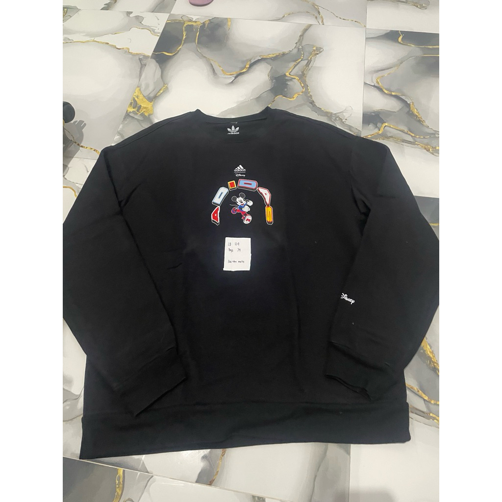 Sweater Hitam Adidas Mickey